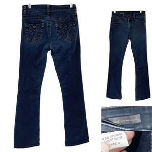 𝅺KUT From The Kloth Natalie High Rise Bootcut Dark Wash Jeans Womens 2